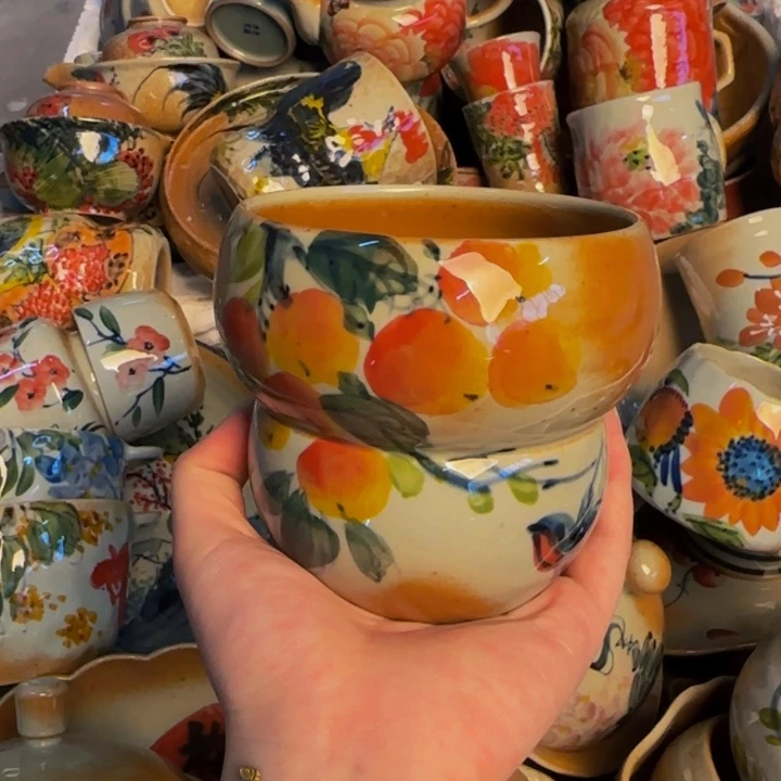 瓷片景德镇陶瓷手工手绘