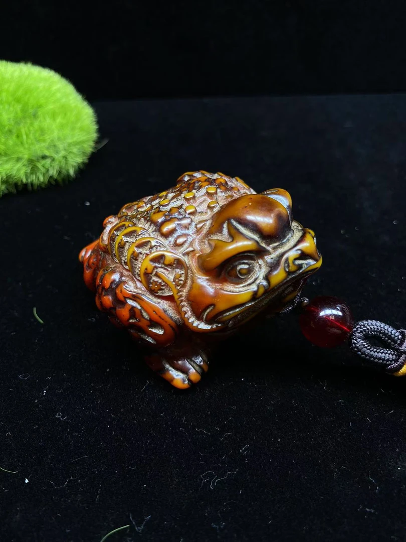 腰佩手把小摆件金蟾把件小摆件。554。