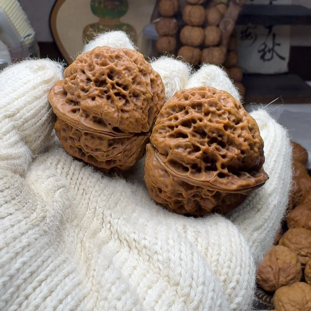 把件文玩核桃密纹苍龙43