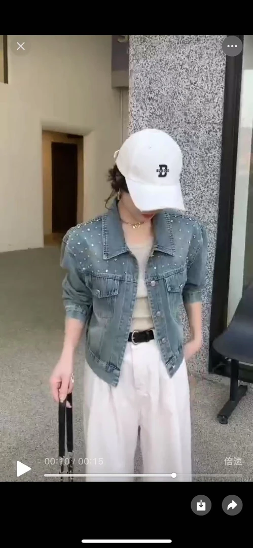 春夏新款短款牛仔外套5SZ1-007