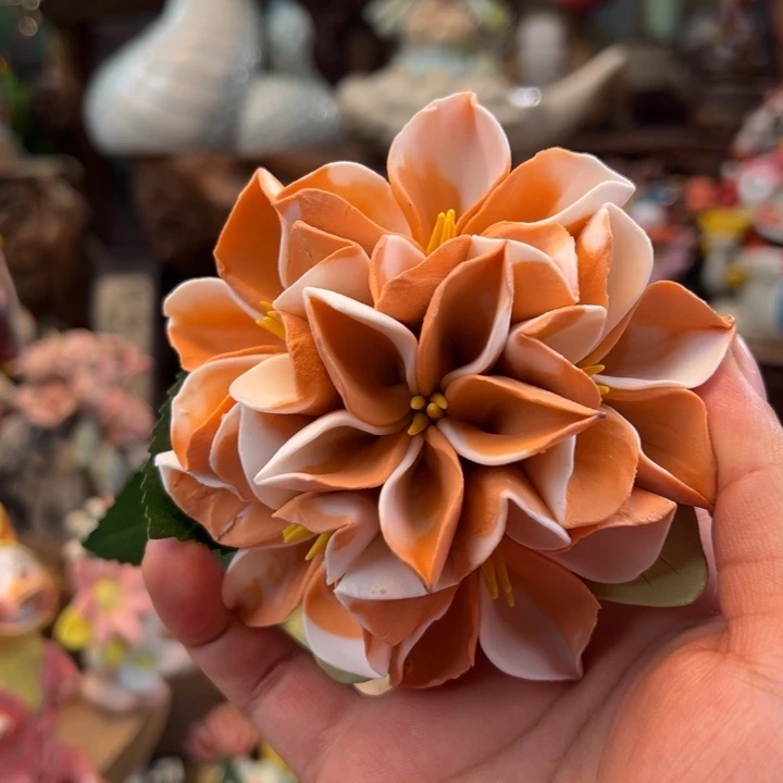 陶摆件小镇青花每日有新品