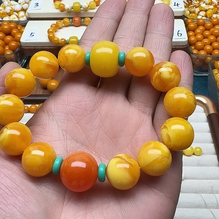 এ***༄非金属精品老蜡色素串搭配一条