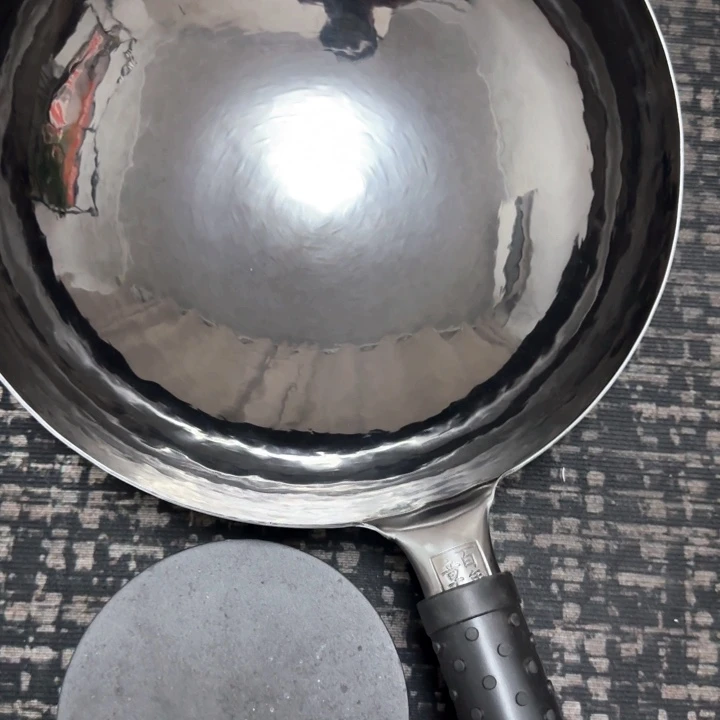 娜***熟铁手工锻打铁锅32