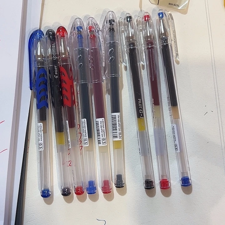 百乐2元中性笔发9支