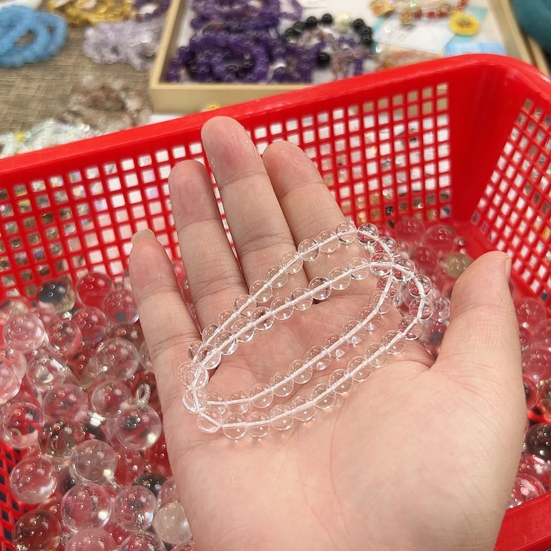 水晶手链未镶嵌水晶手串