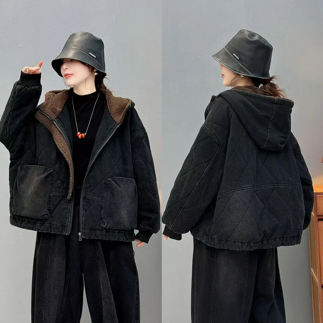 18700新款冬季加厚时尚休闲棉服