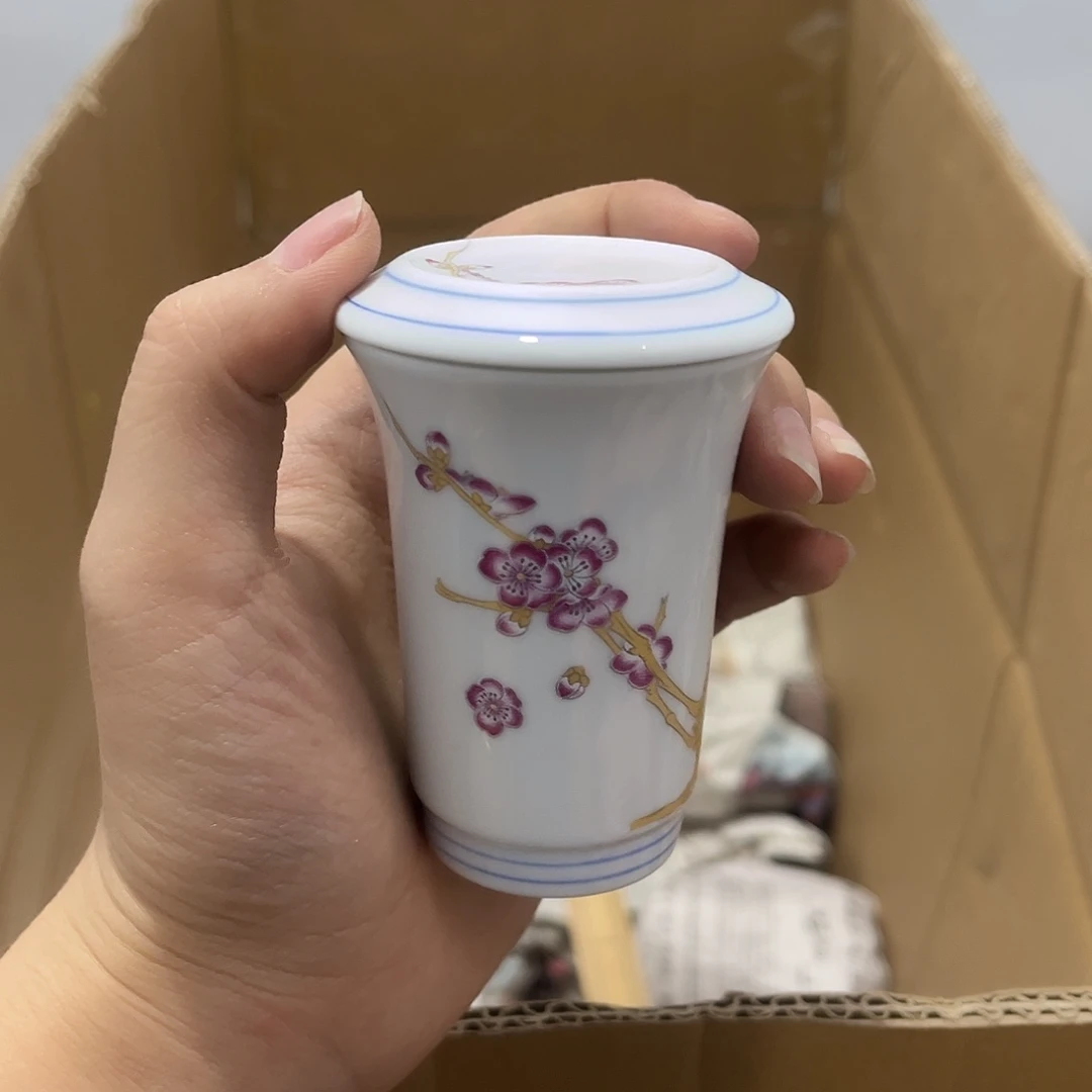 瓷片茶摆件工艺品摆件666