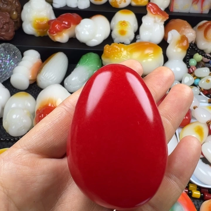 新疆戈壁五彩石金丝