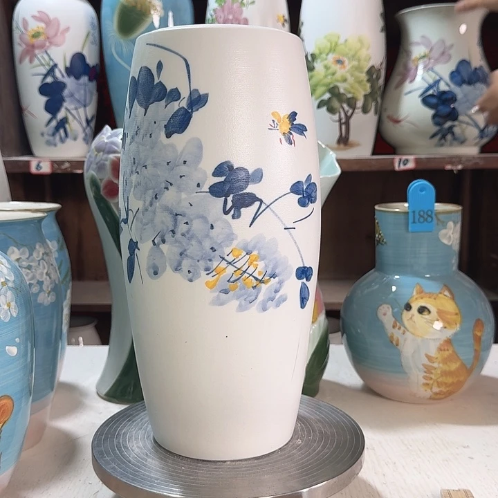 高33腰鼓兰兰紫藤新款陶瓷陶瓷陶瓷