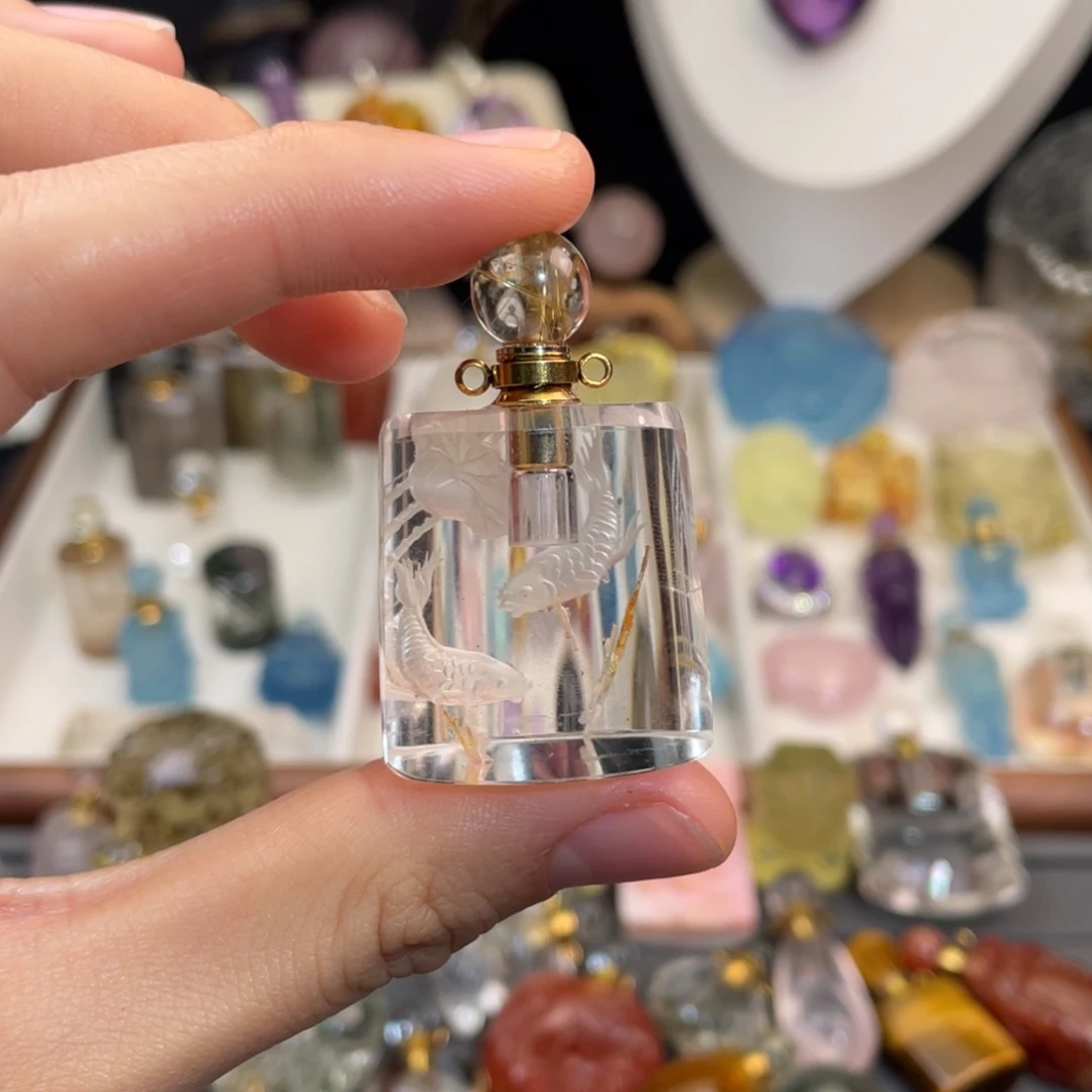 用***1水晶颈饰未镶嵌天然水晶吊坠452