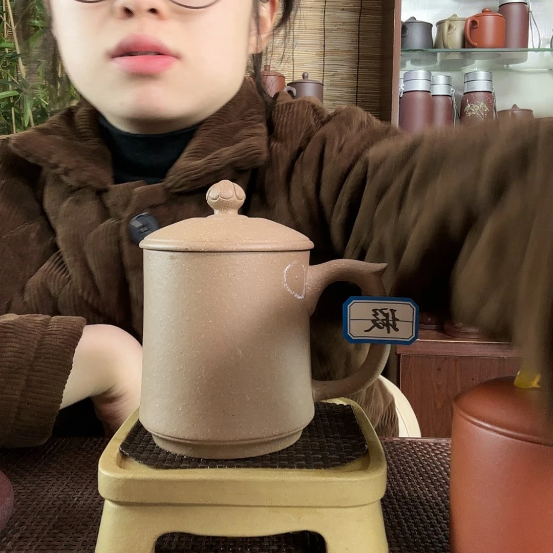 紫砂茶杯原矿粗砂段泥雅韵办公杯没礼盒微瑕微瑕起包不退