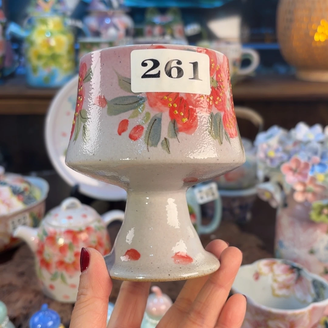 景德镇手绘高温釉下彩陶瓷茶具