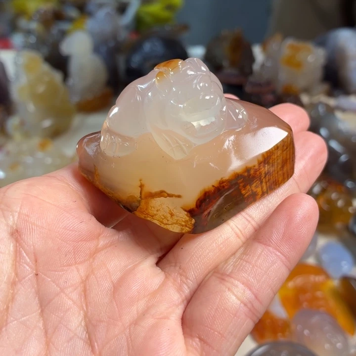 玛瑙/玉髓未镶嵌吊坠(不含链)