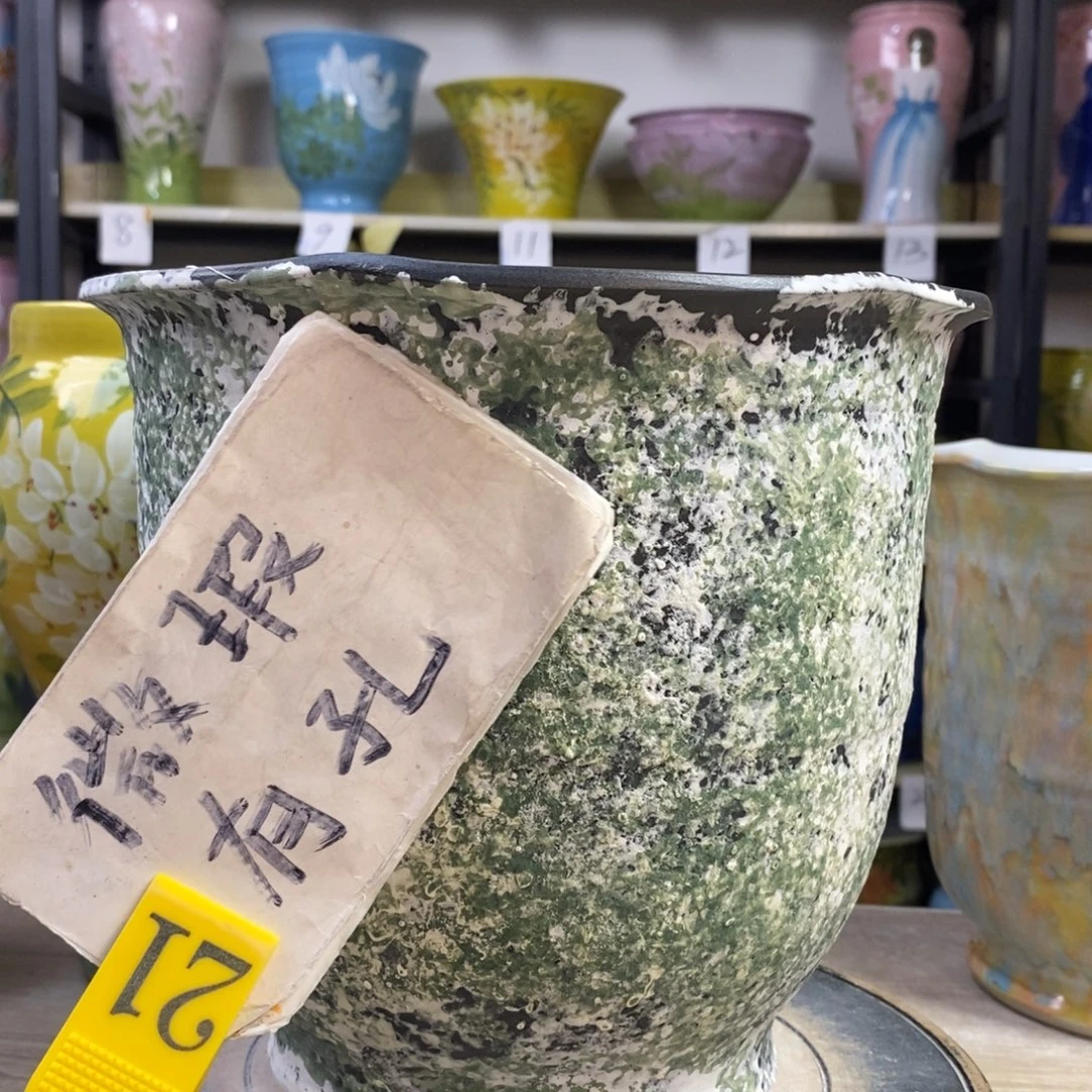 景德镇手工手绘陶瓷花盆