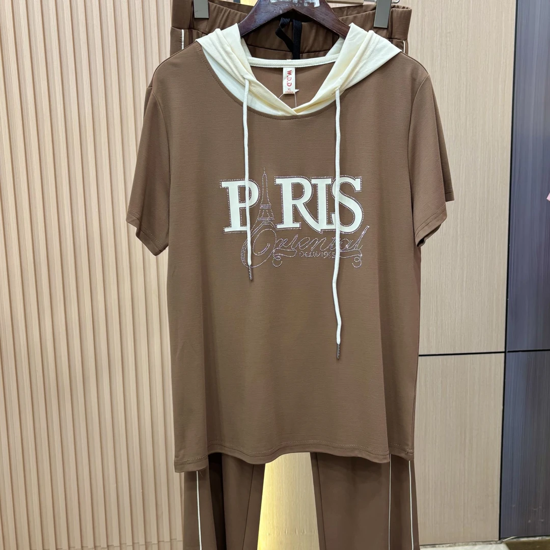 6371#新撤柜夏季品牌运动套装