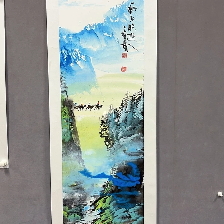 国画亲笔手绘放心去藏