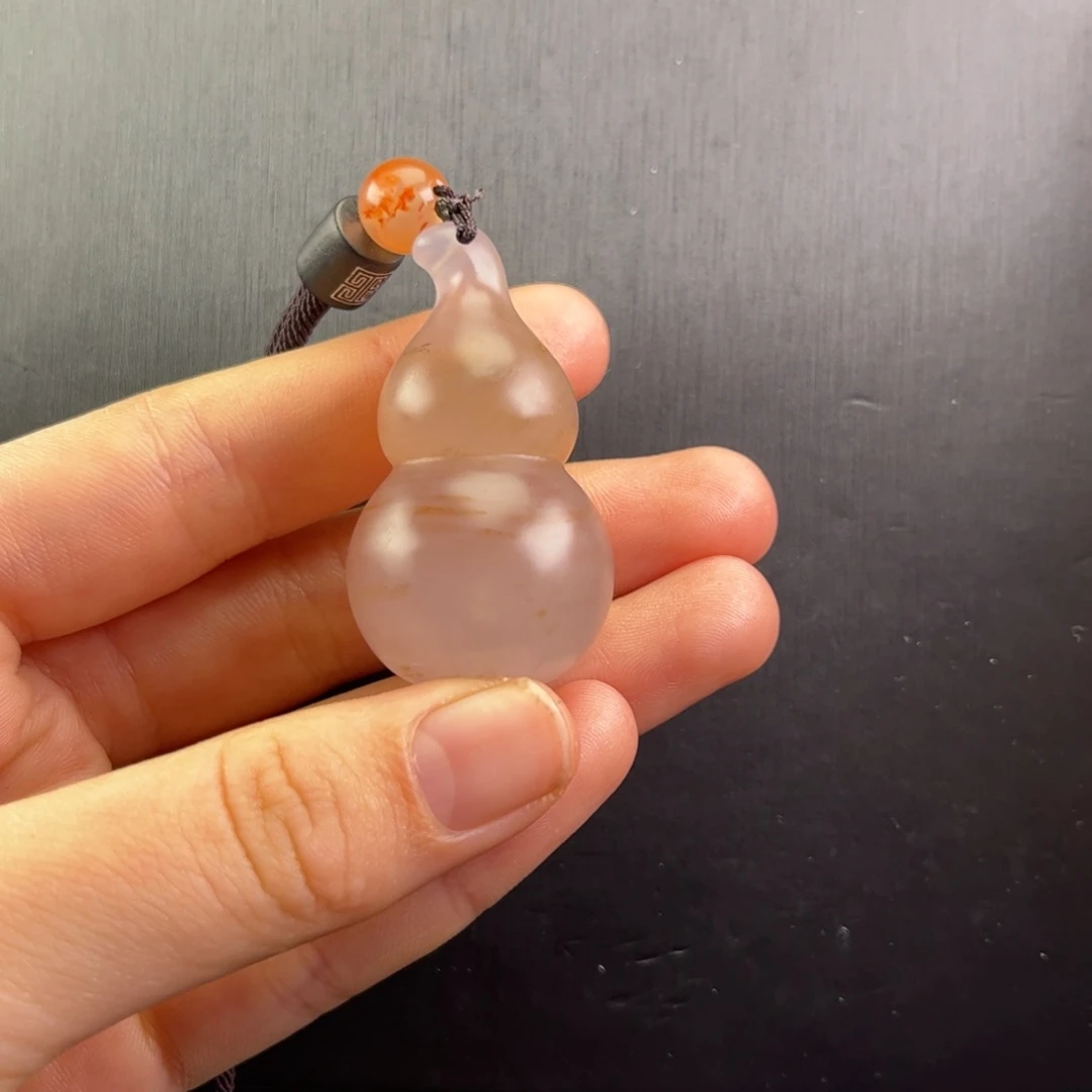 石英质玉木化挂件未镶嵌M***n