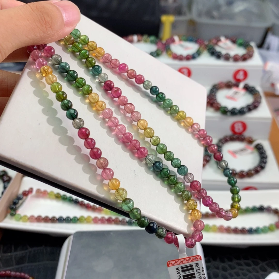 手链未镶嵌碧玺         5.3mm。