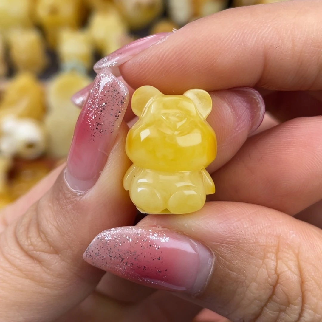 琥珀裸石未镶嵌蜜蜡