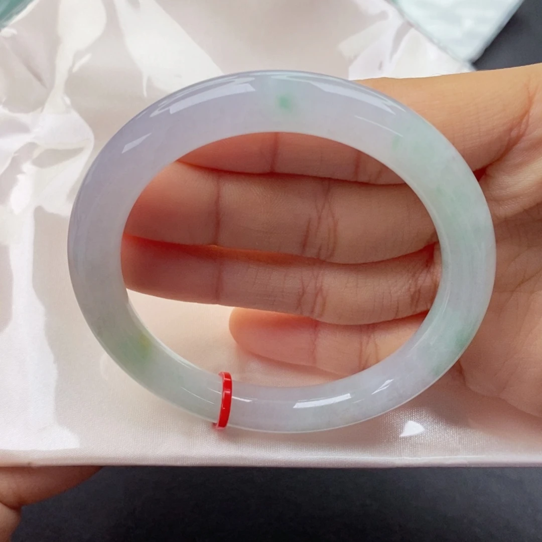 翡翠未镶嵌手镯（圆镯）5758圈