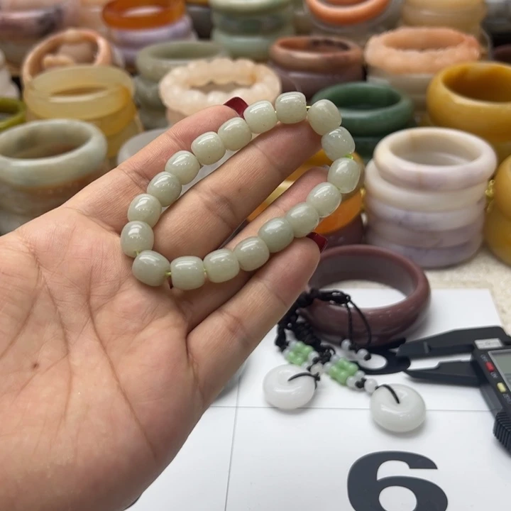 石英岩玉合金手镯