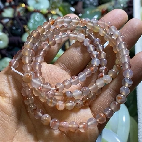 南红玛瑙手链未镶嵌