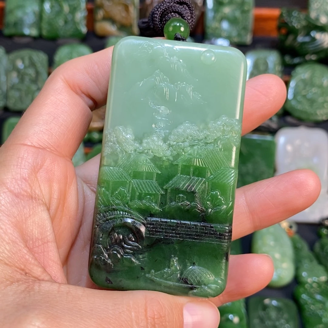 和田玉颈饰未镶嵌历***埃