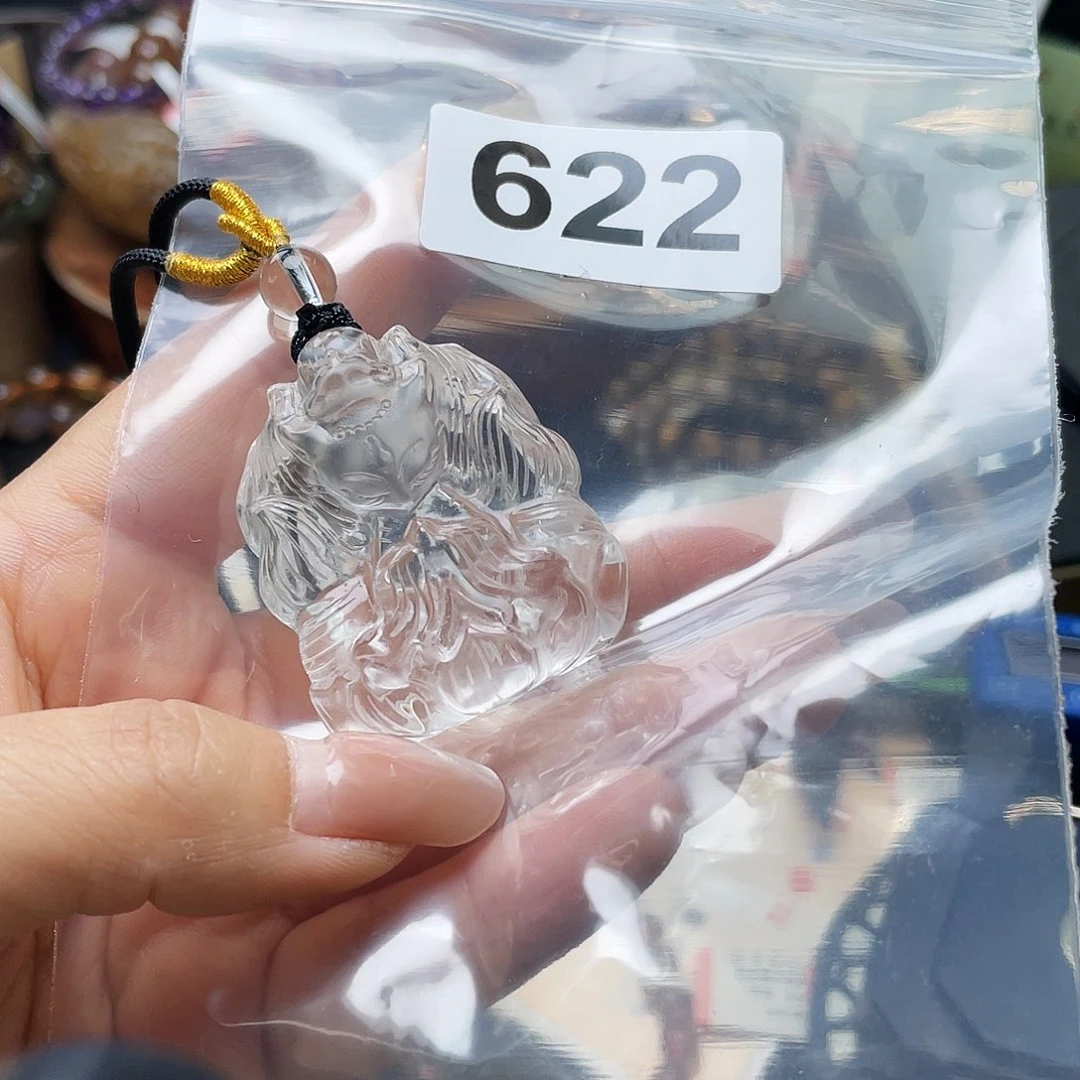 吊坠622。 未镶嵌水晶花**下