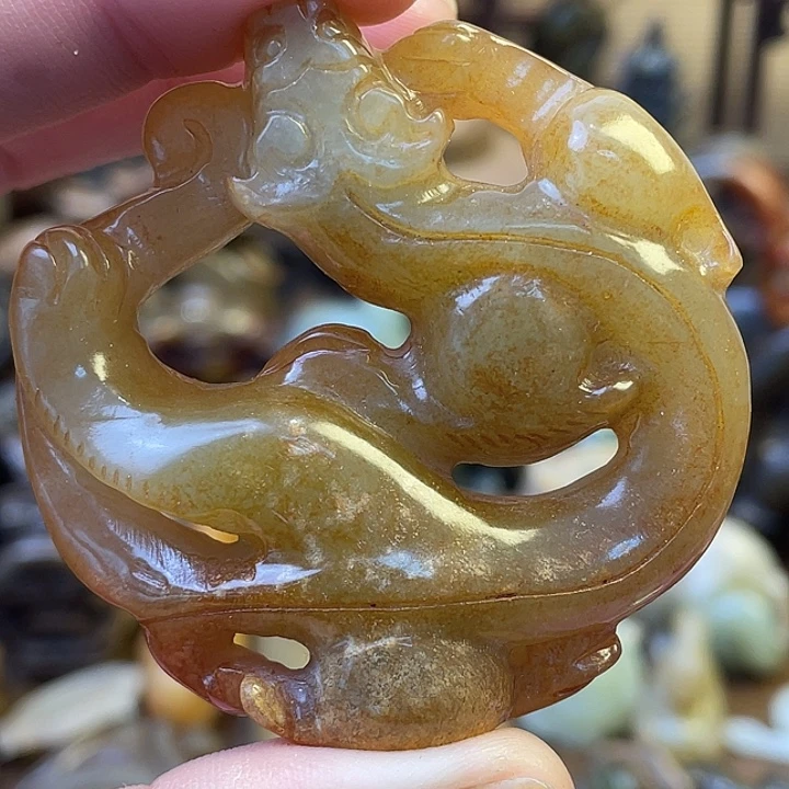 和田玉（糖玉）未镶嵌挂件