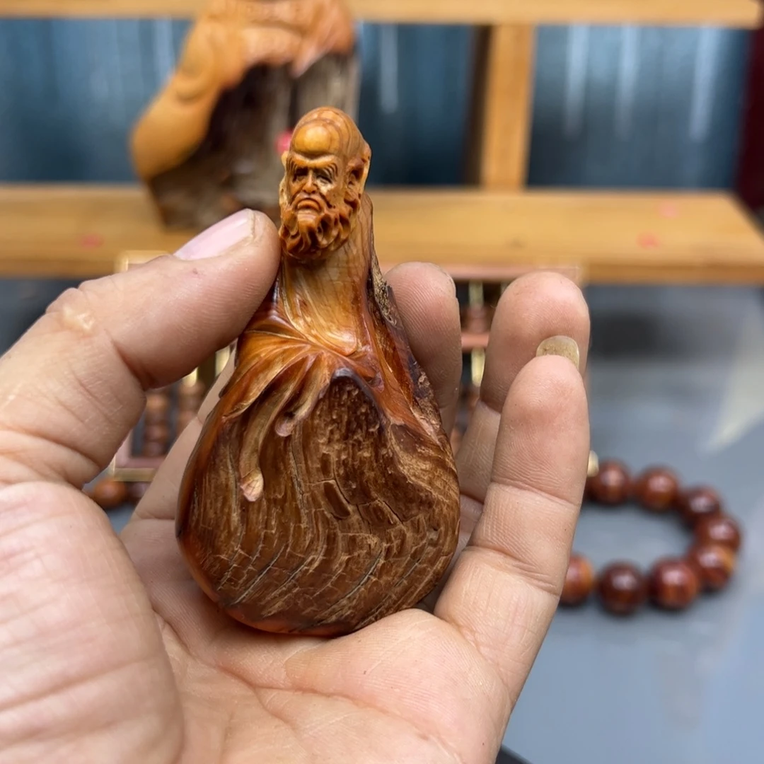 嗯****木崖柏木摆件手把件