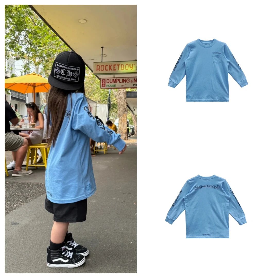 Chrome Hearts/克罗心Chrome Hearts 克罗心卷轴印花长袖童装12Y