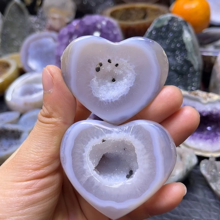 未镶嵌珠宝半成品水晶爱心软盆