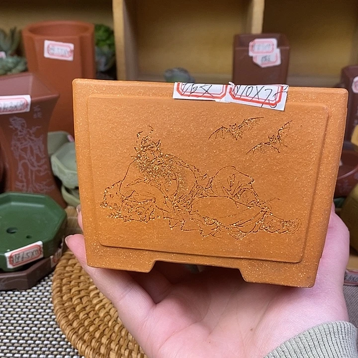 手工艺品琉璃宜兴紫砂精品花盆