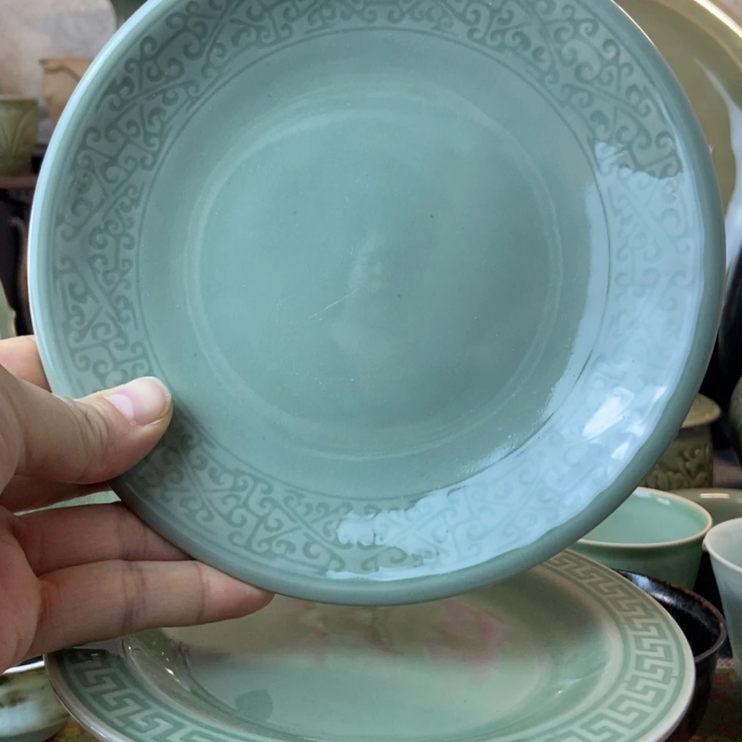 耀州窑福利款微瑕盘子