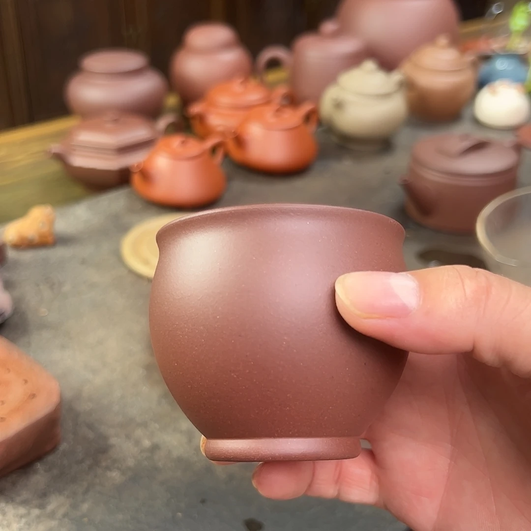 茶杯底槽青底槽青主人杯140