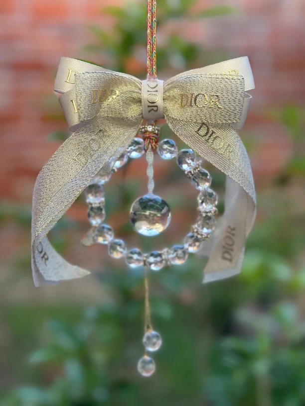 天然白水晶刻面设计款车挂包挂挂件万能挂件多样性发一礼物