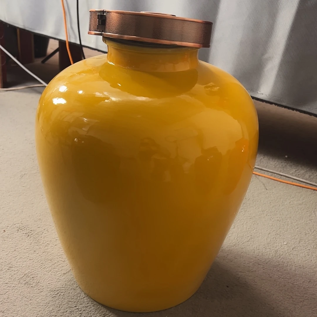 微瑕50斤黄色 金属盖