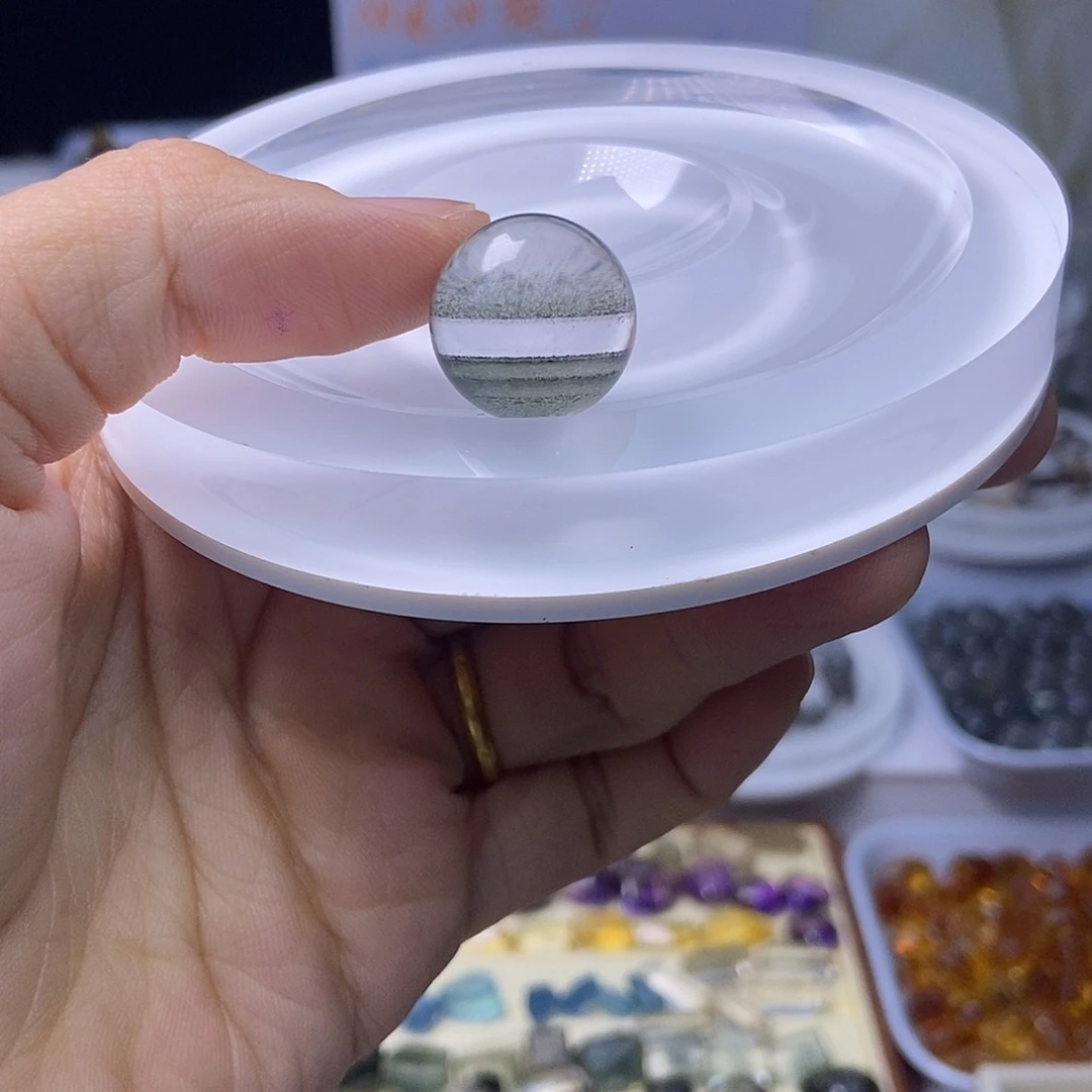 水晶手链未镶嵌杨****店定制打孔不退换