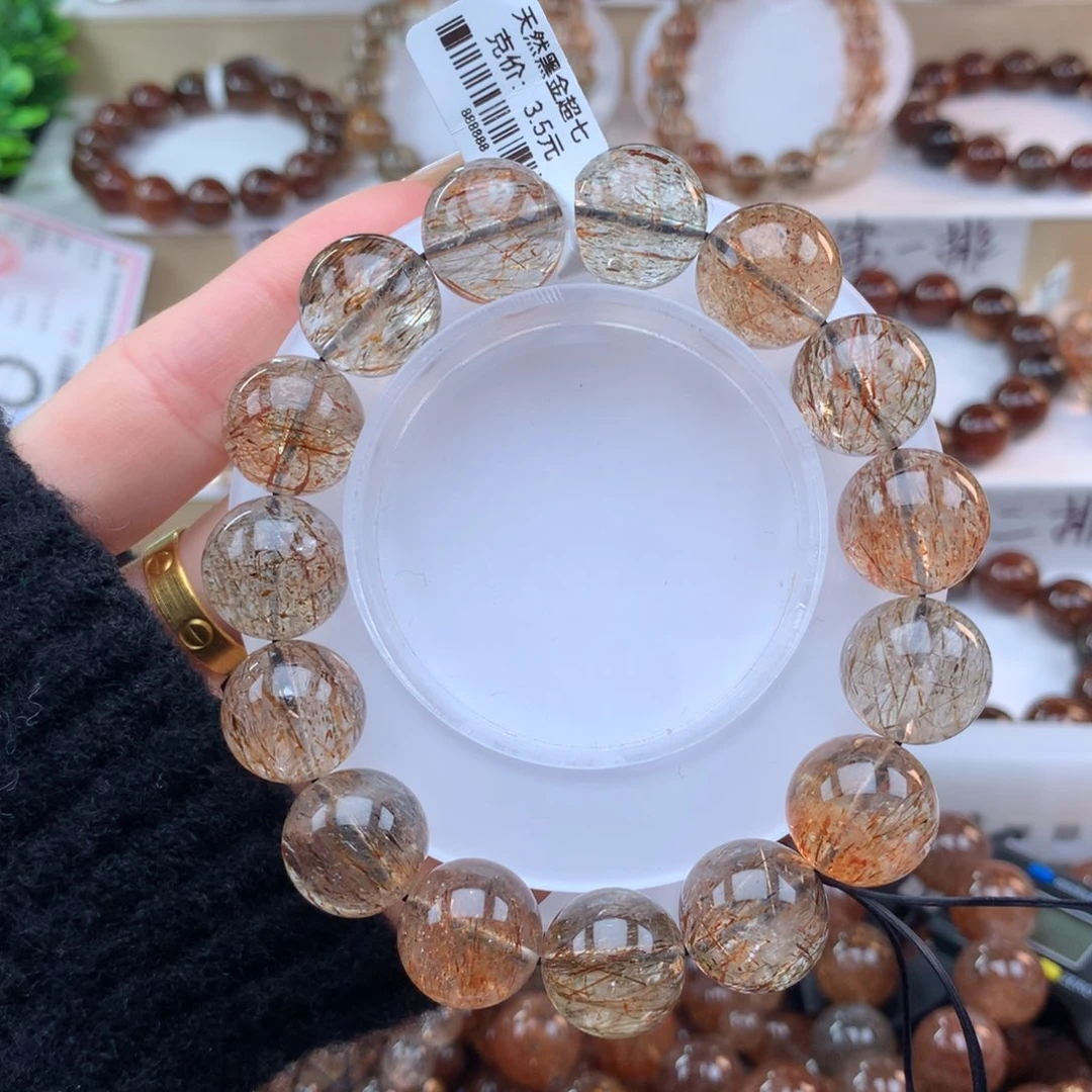 手串水晶未镶嵌黑金超七多样性发其一