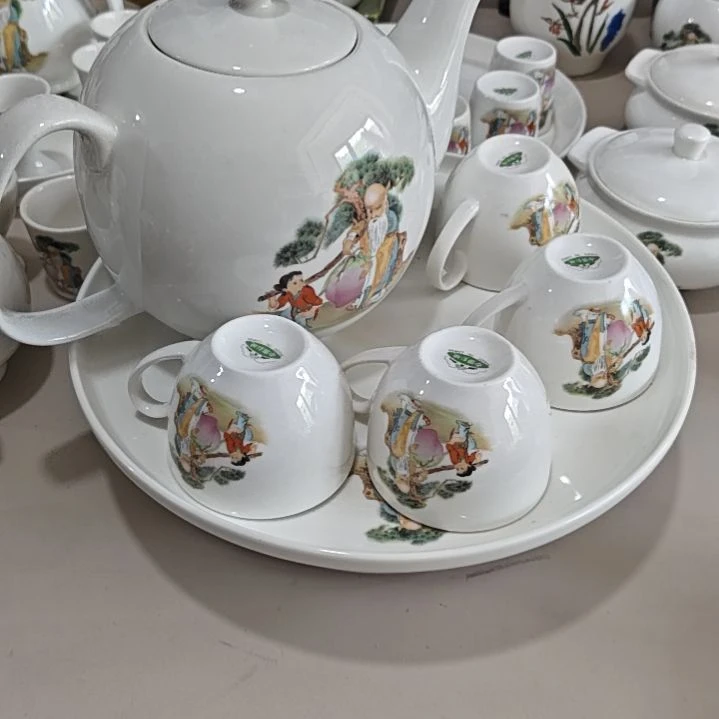 瓷片?****?陶瓷制品复古一套杯6