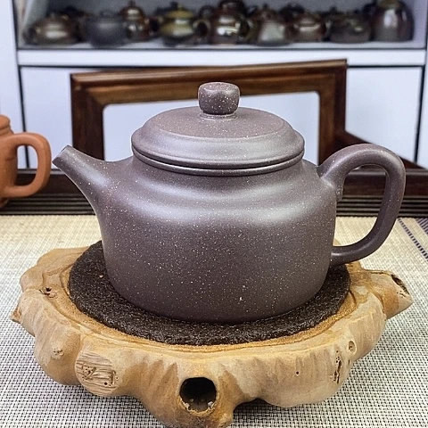 紫砂茶壶宜兴大水潭天青280c c