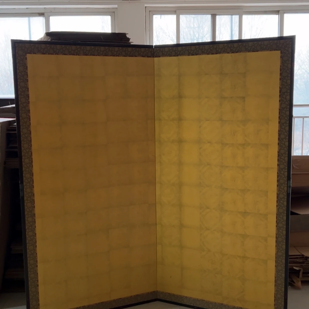 绘画屏风框画茶空间设计