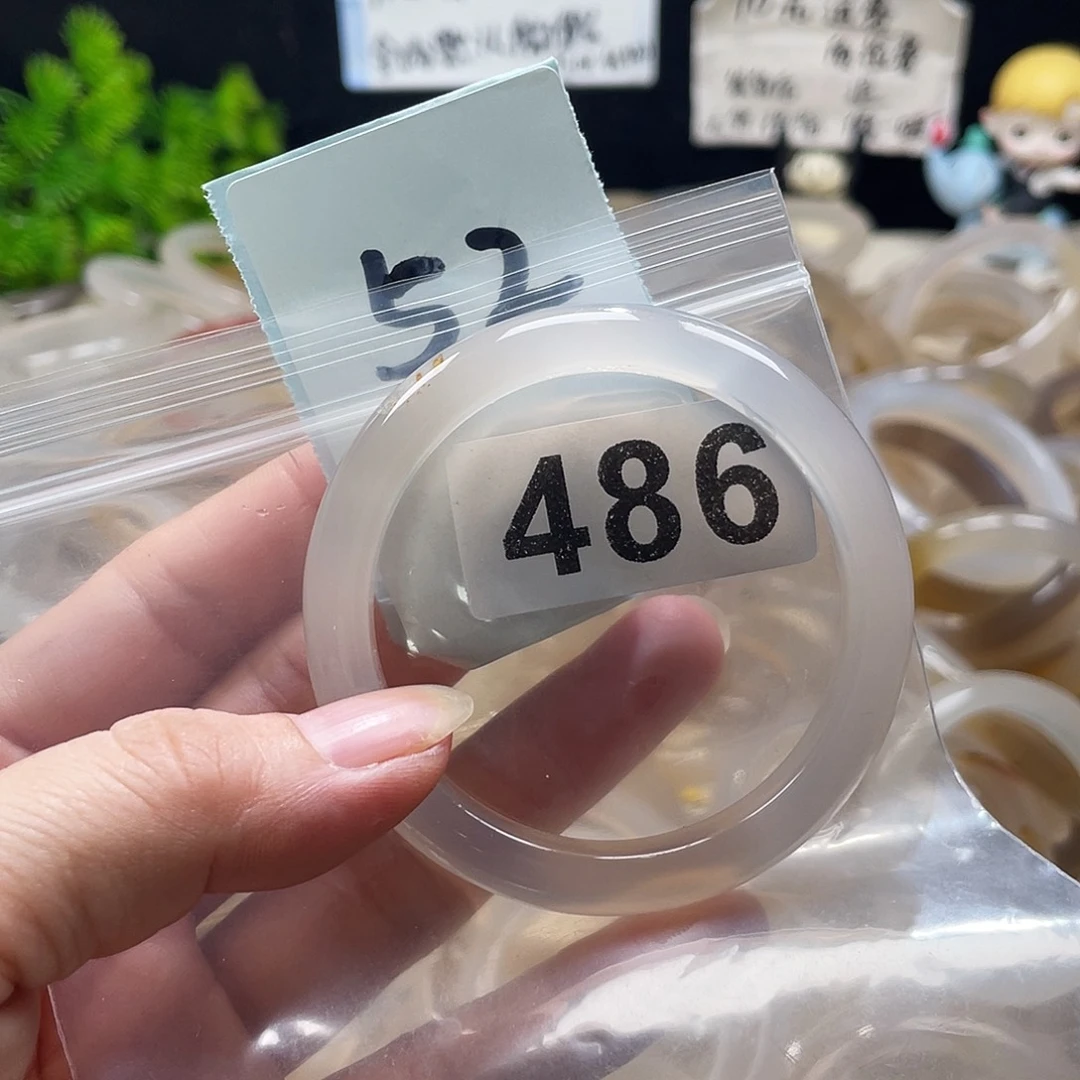 玛瑙/玉髓未镶嵌手镯（圆镯）