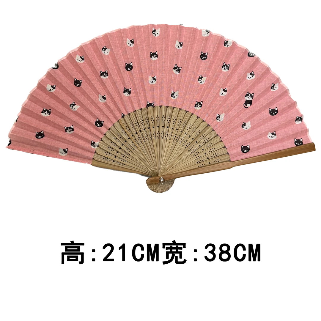 4841#【招财猫】扇子（尺寸很小）高21CM宽38CM