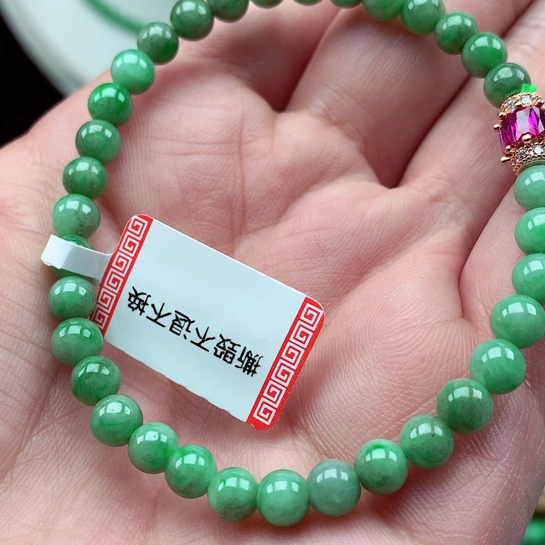 翡翠未镶嵌毛衣链翡翠