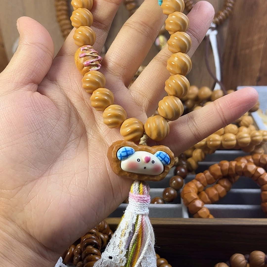 吊坠猴头核桃天然猴头核桃手串手持手捻标题