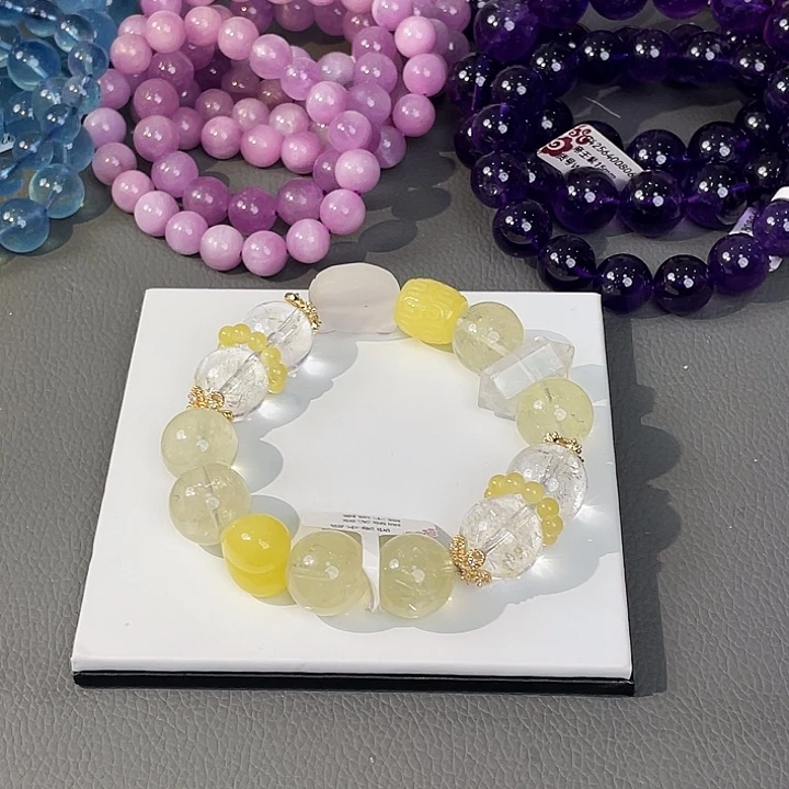 水晶未镶嵌手链雪咪扑光15