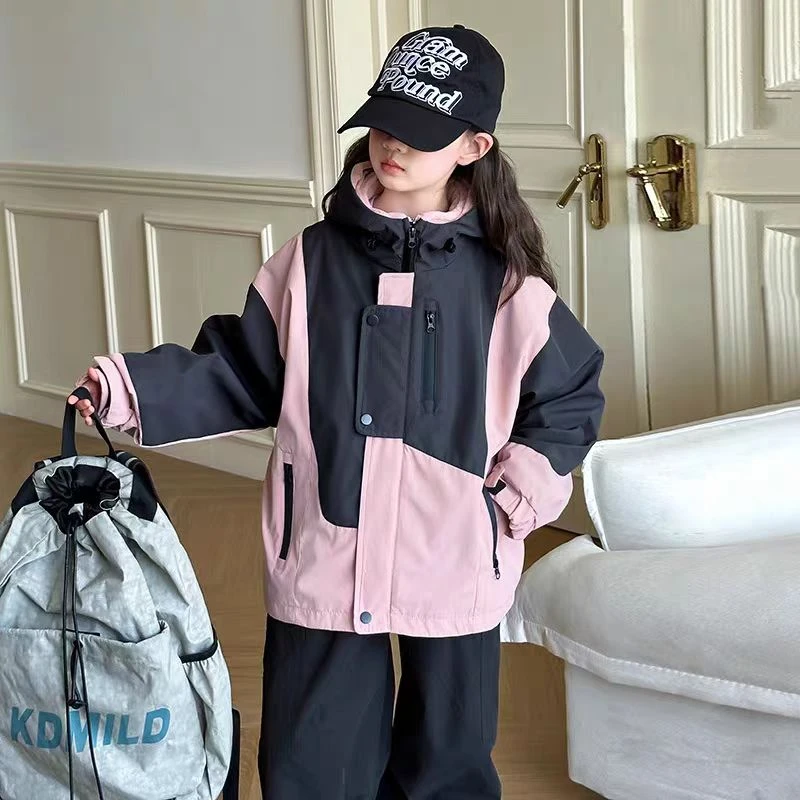 H301 儿童三合一连帽外套