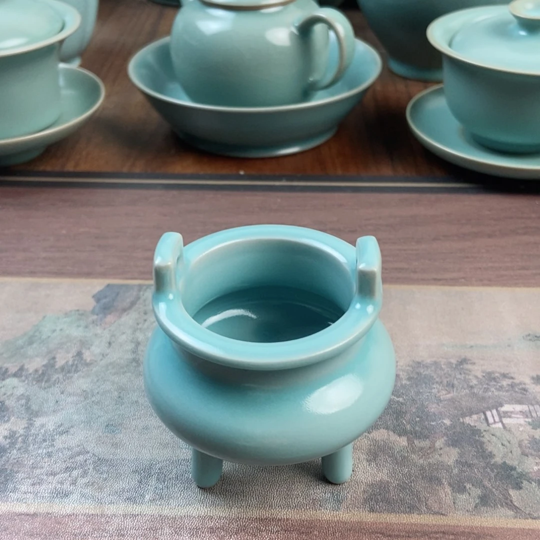 摆件瓷原产地原矿汝瓷～茶器