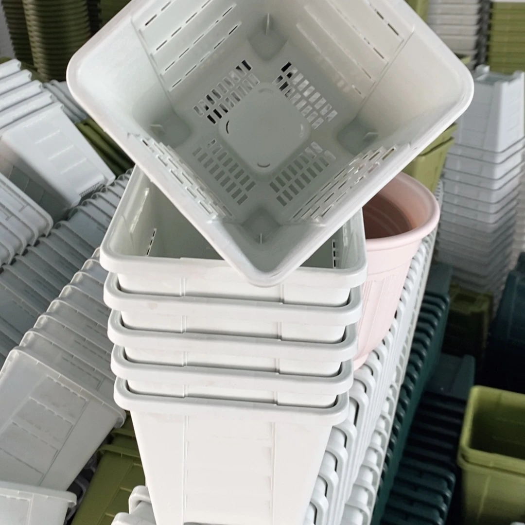 树脂6个16口奶白方无托